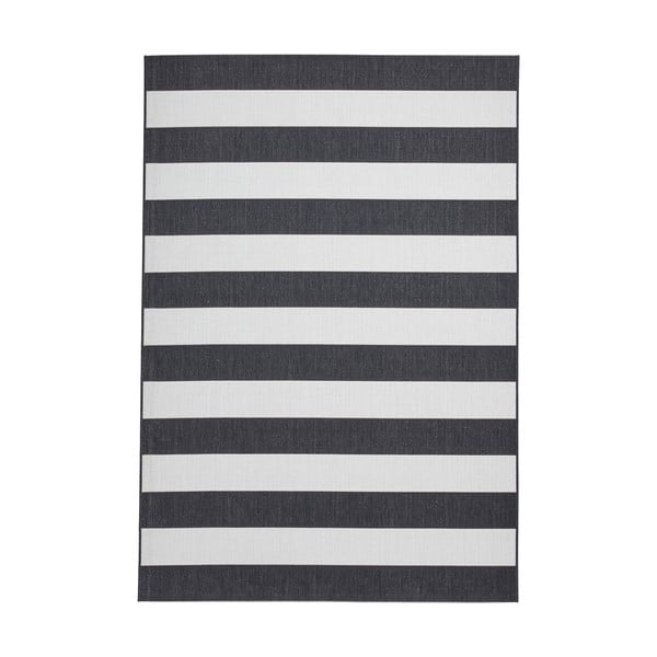Fehér-fekete kültéri szőnyeg 200x290 cm Santa Monica – Think Rugs