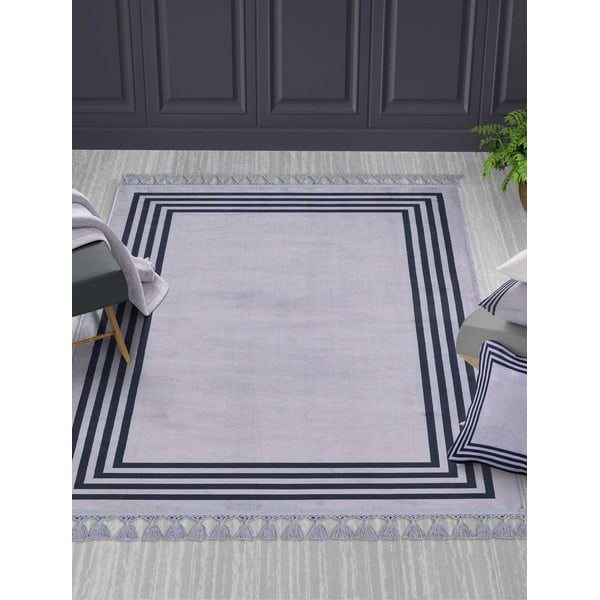 Szürke mosható futószőnyeg 300x100 cm - Vitaus-image-1