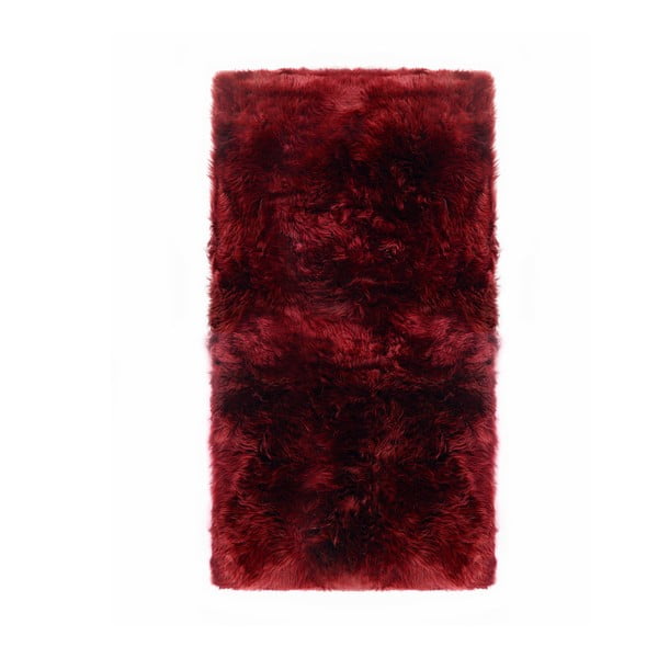 Zealand Natur piros bárányszőrme szőnyeg, 140 x 70 cm - Royal Dream