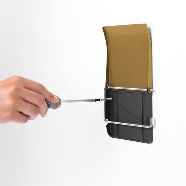 Aranyszínű fali acél WC-papír tartó ReNew – Brabantia-image-2