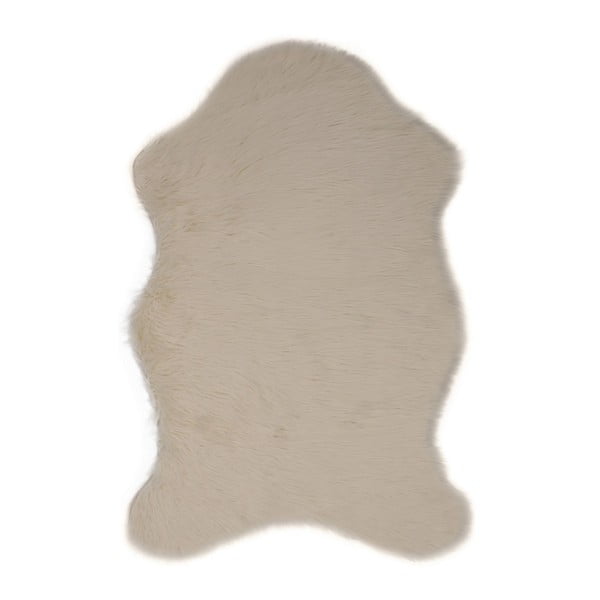 Pelus Cream krémszínű műszőrme szőnyeg, 60 x 90 cm