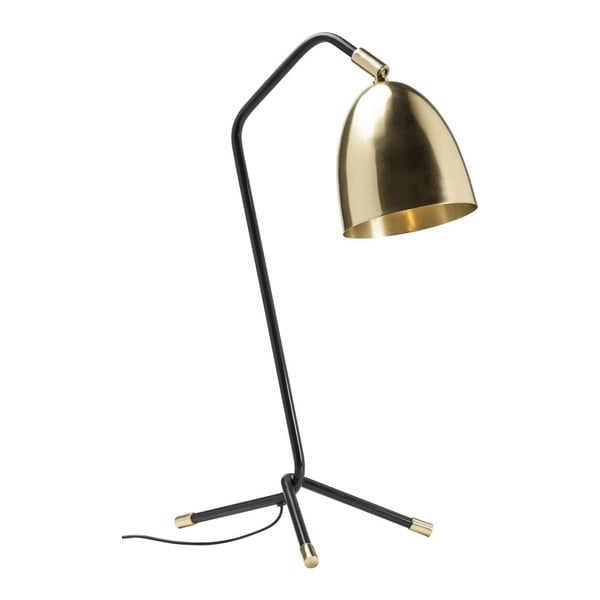 Knit fekete-arany asztali lámpa - Kare Design