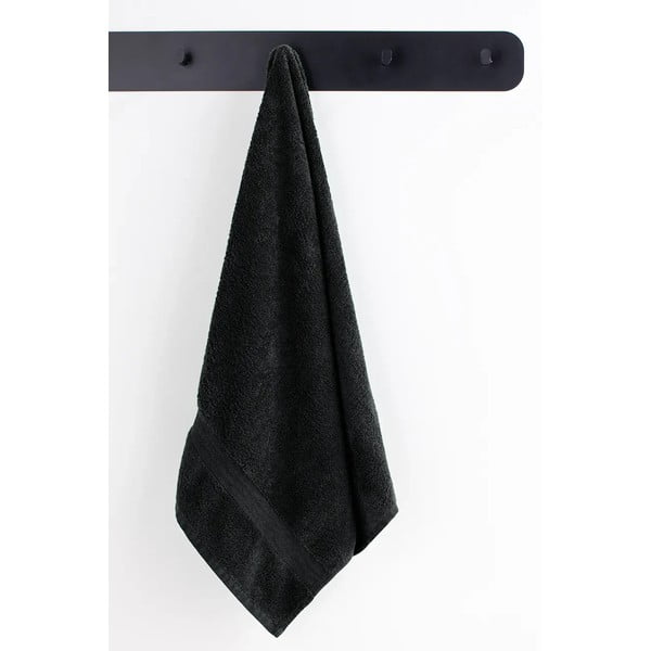 Marina 2 db fekete fürdőlepedő és 4 db törölköző - DecoKing-image-1