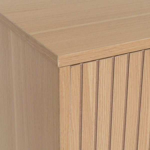 Natúr színű TV-állvány tölgyfa dekorral 120x45x40 cm Mid-Lines – Casa Selección-image-3