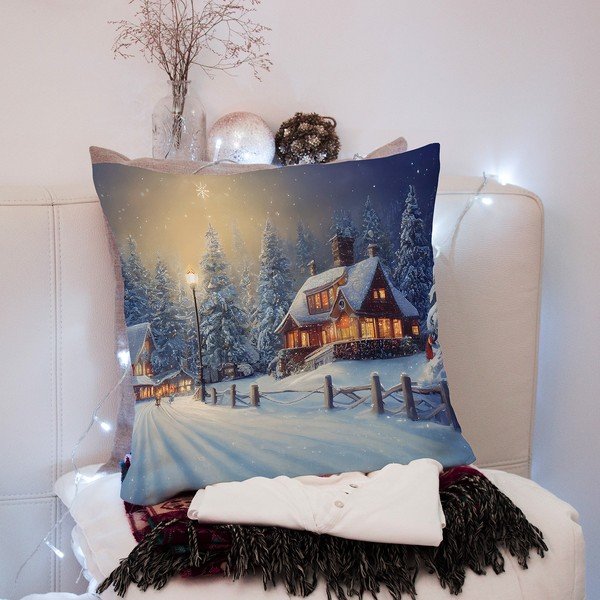 Párnahuzat karácsonyi mintával 43x43 cm – Mila Home-image-3
