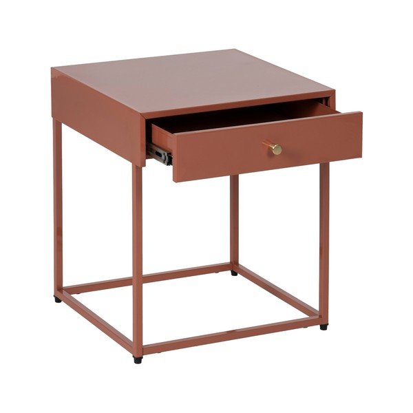 Terrakotta színű éjjeliszekrény Nara – Ixia-image-2