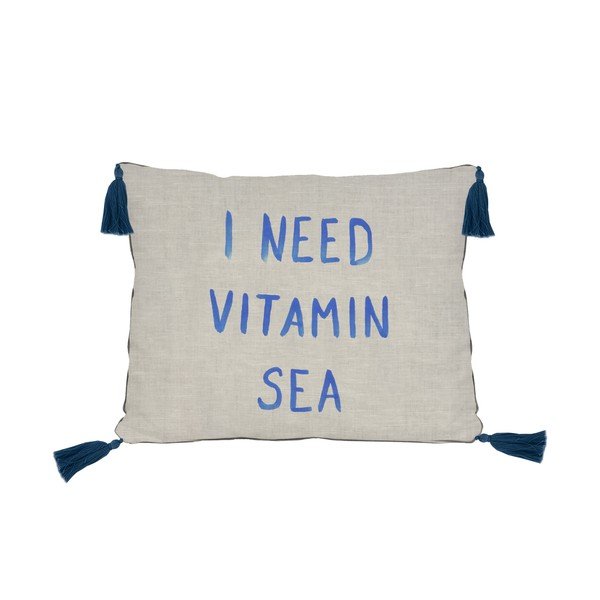 Lenkeverék gyerek párna 50x35 cm Captain – Little Nice Things-image-2