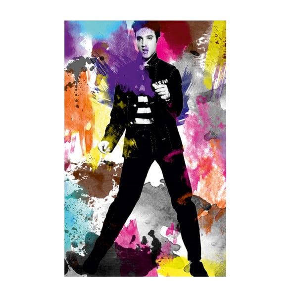 Szeretett Elvisünk fali kép, 45 x 70 cm