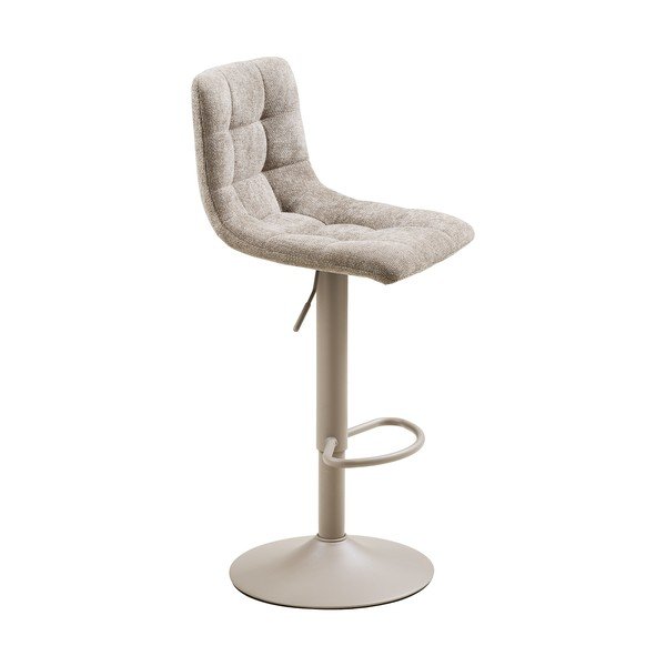 Világosszürke kárpitozott állítható magasságú-forgó bárszék szett 2 db-os (ülésmagasság 63 cm) Middelfart – House Nordic-image-4