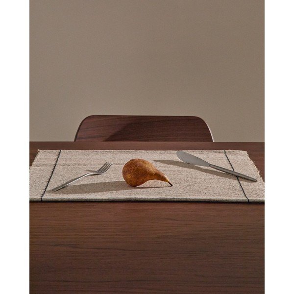 Pamutkeverék tányéralátét szett 2 db-os 35x50 cm Lunel – Kave Home-image-1