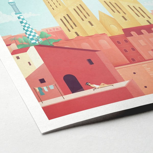 Poszter Barcelona, 30 x 40 cm - Travelposter-image-2