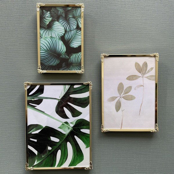 Aranyszínű fém álló-fali képkeret 13,5x18,5 cm Decora – Zilverstad-image-1