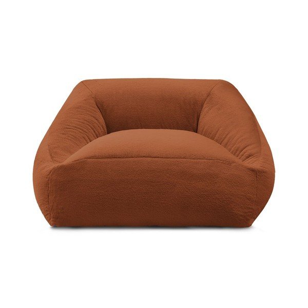 Narancssárga műszőrme babzsákfotel Lilibet – Bobochic Paris-image-3