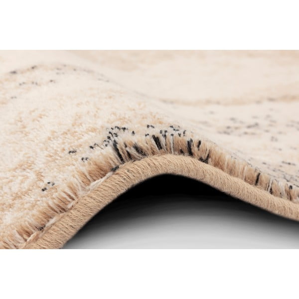 Bézs gyapjú szőnyeg 200x300 cm Eddy – Agnella-image-2