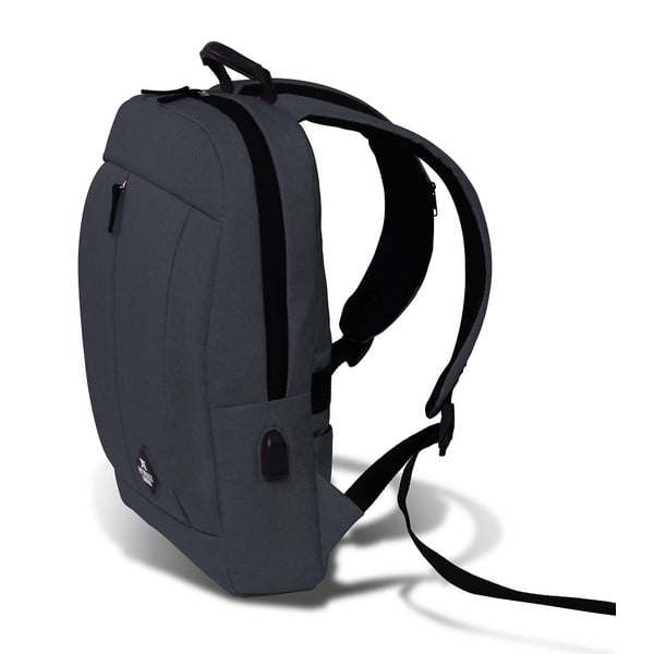 GALAXY Smart Bag antracitszürke hátizsák USB csatlakozóval - My Valice-image-3