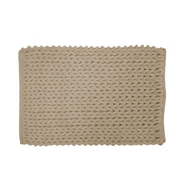 Világosbarna fürdőszobai kilépő 50x80 cm Ariel – douceur d'intérieur