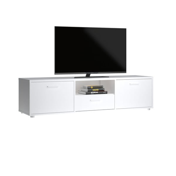 Fehér TV-állvány 147x38 cm Media – Tvilum-image-4