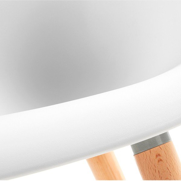 Kenna fehér fotel bükkfa lábakkal - Kave Home-image-4