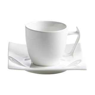 Motion fehér porcelán csésze és csészealj, 180 ml - Maxwell & Williams