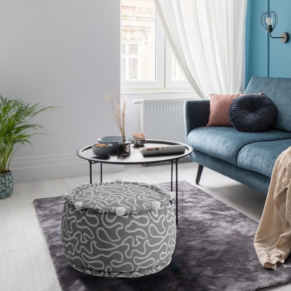 Világosszürke puff Tangle – Tomasucci-image-2