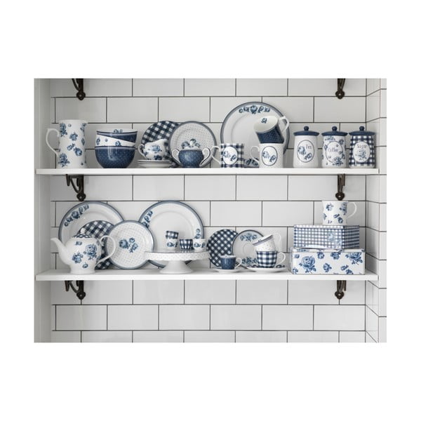 Vintage Indigo 6 darab parafa poháralátét, 10,5 x 10,5 cm - Creative Tops-image-1