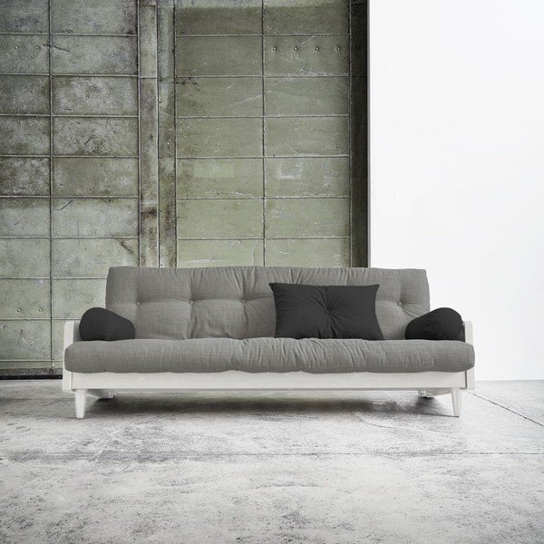 Indie White/Granite Grey/Dark Grey kihúzható kanapé - Karup-image-1