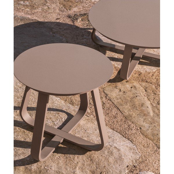 Fém kerek kerti kisasztal ø 48 cm Tamaris – Kave Home-image-2