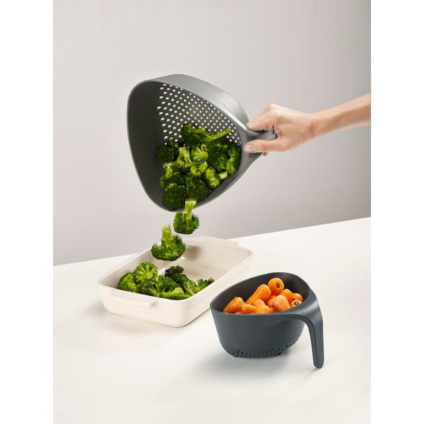 Colanders kompakt szürke tésztaszűrő - Joseph Joseph-image-1