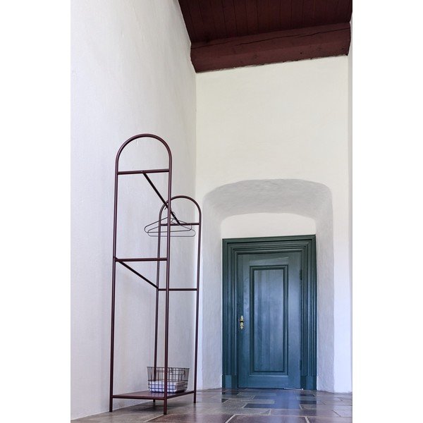 Borvörös fém ruhatartó állvány 92x186x39 cm Arch – Mette Ditmer Denmark-image-3