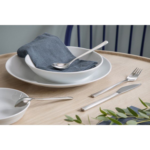 Ezüstszínű rozsdamentes acél evőeszköz készlet 16 db-os Fuga – Gense-image-2