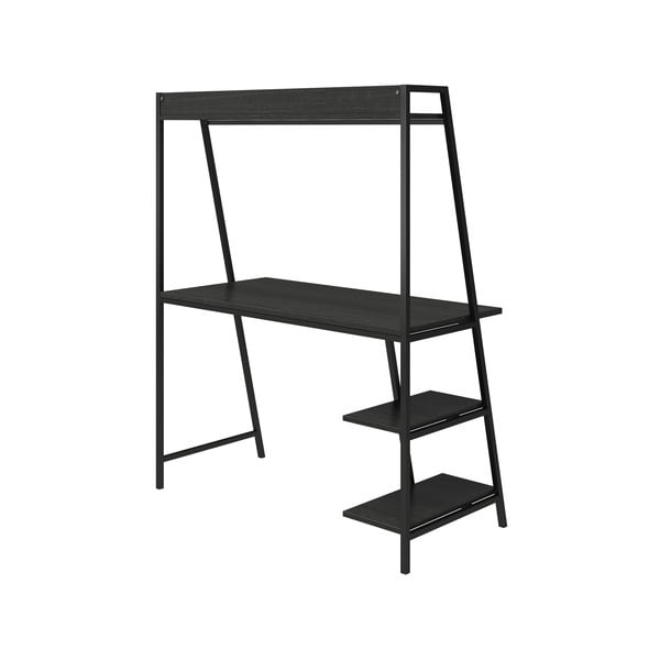 Fali íróasztal tölgyfa dekoros asztallappal 51x111 cm Bushwick – Novogratz-image-4