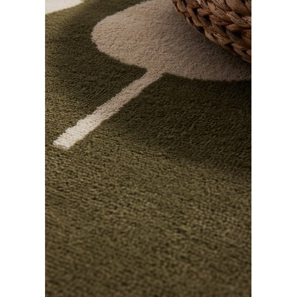 Khaki gyerek szőnyeg 120x170 cm Lovely Leaves – Hanse Home-image-3