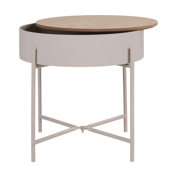 Fém kerek tárolóasztal ø 40 cm Sisco – House Nordic-image-4