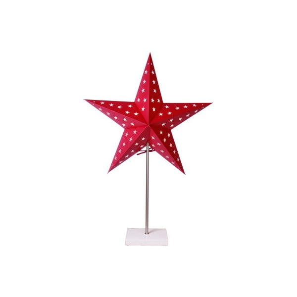 Star On Base Red világító csillag állvánnyal - Best Season
