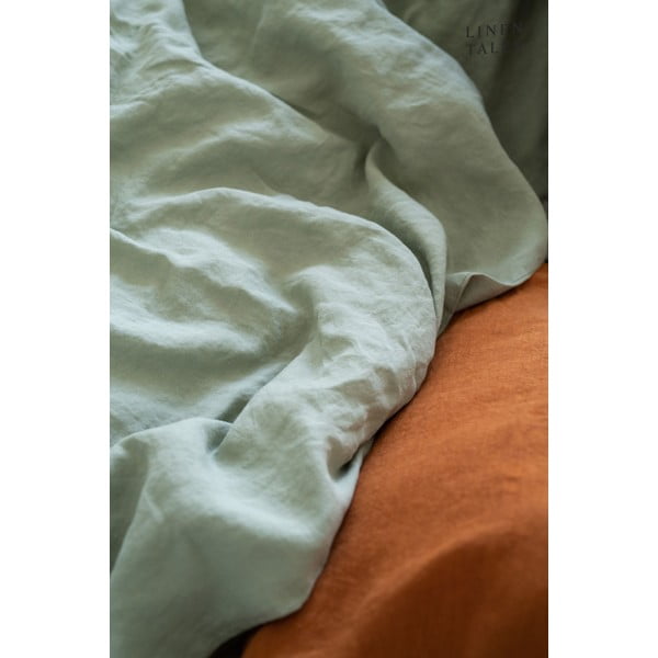 Nature zöld gyerek lenlepedő, 60 x 120 cm - Linen Tales-image-2