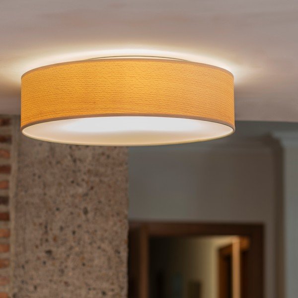 TSURI L mennyezeti lámpa természetes furnérból fehérített bükkfa színben, ⌀ 40 cm - Sotto Luce-image-4