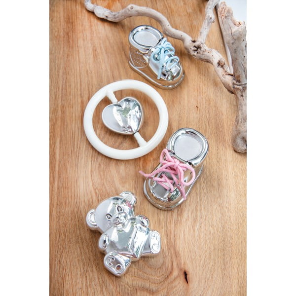 Fém fogtartó doboz 6x4x4 cm Shoe  – Zilverstad-image-2