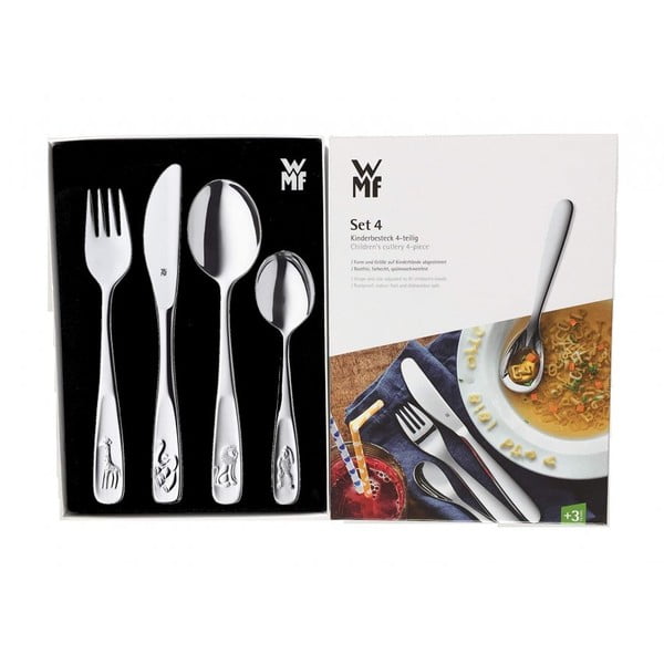 Zoo 4 db-os gyerek evőeszköz készlet rozsdamentes acélból - WMF-image-1