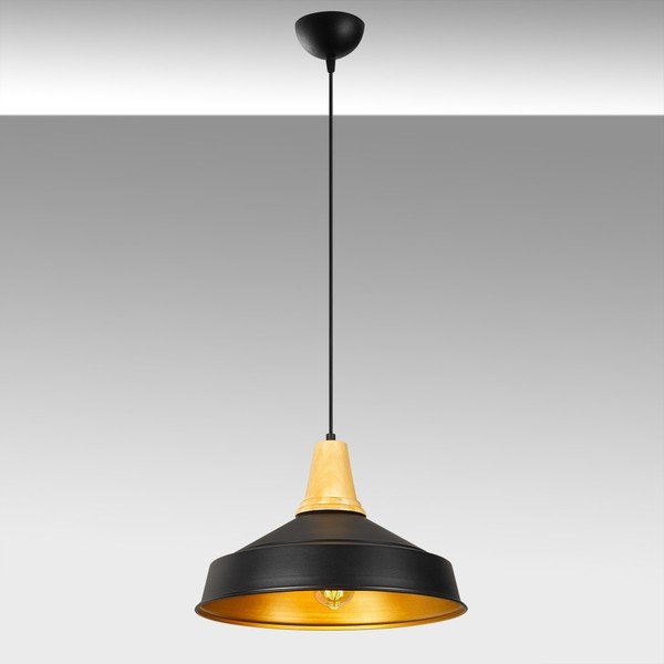 Efse fekete fém függőlámpa - Opviq lights-image-1