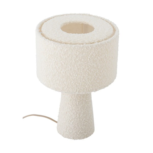 Fehér asztali lámpa textil búrával (magasság 30 cm) Emmie – Bloomingville-image-4