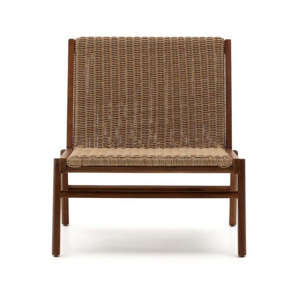 Natúr színű tömörfa kerti fotel Itani – Kave Home-image-4