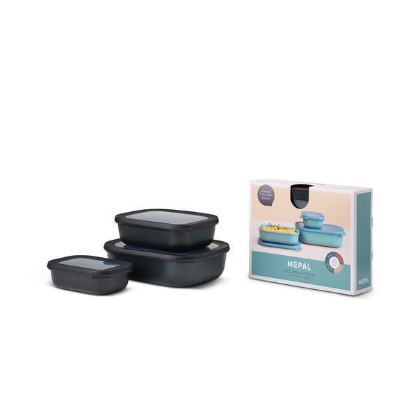 Élelmiszertartó doboz szett 3 db-os Cirqula – Mepal-image-2