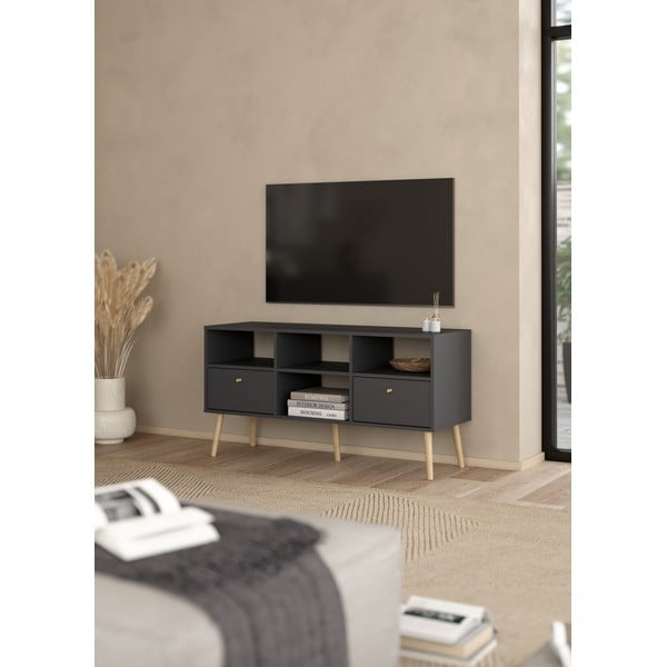 Antracitszürke TV-állvány 117x61 cm Bodo – Tvilum-image-1