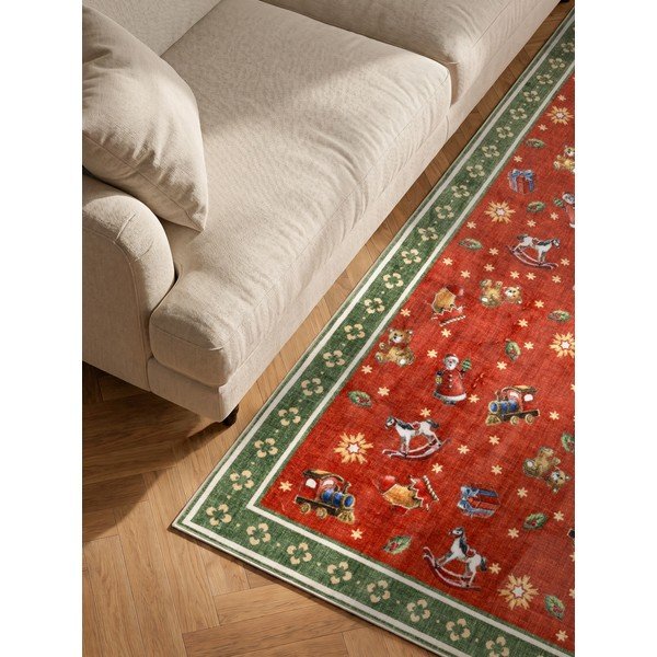Piros-zöld szőnyeg karácsonyi mintával 160x230 cm Toy's Delight Nostalgic Noel Red Green – Villeroy&Boch-image-2
