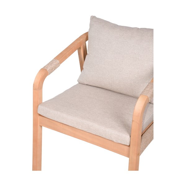 Natúr színű tömörfa kerti szék szett 2 db-os Bogota – Garden Pleasure-image-2