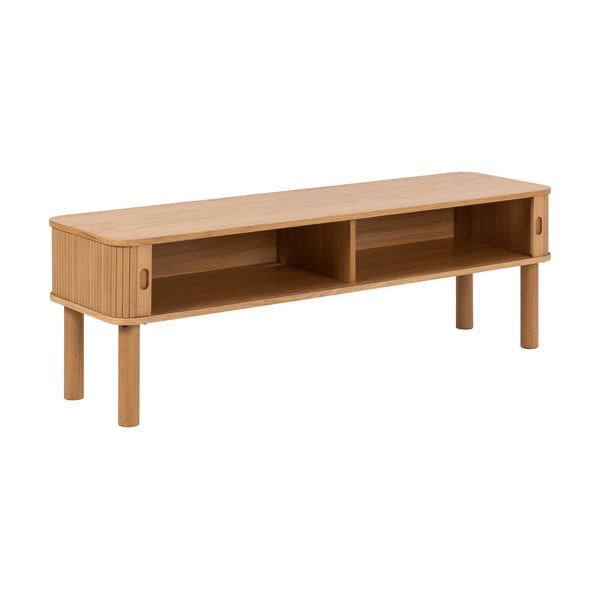 Natúr színű TV-állvány tölgyfa dekorral 140x45 cm Langley – Actona-image-3