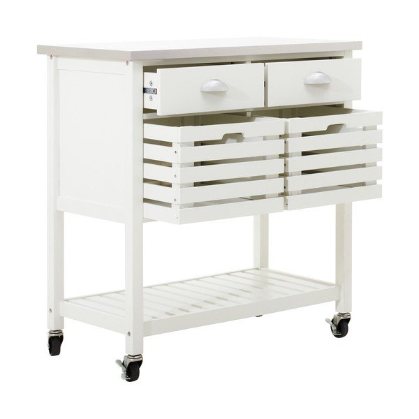 Gurulós zsúrkocsi 46x86 cm Frankfurt – Premier Housewares-image-4