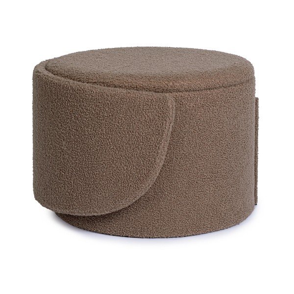 Szürkésbarna buklé puff Anthea – Yes Everyday-image-3