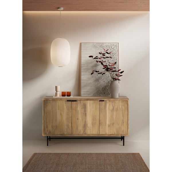 Natúr színű mangófa komód 150x85x40 cm Mundra – MOME-image-4