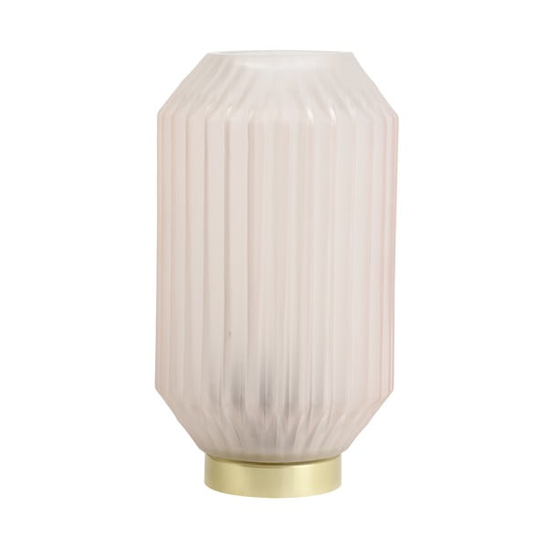 Világos rózsaszín asztali lámpa (magasság 27 cm) Ivot – Light & Living